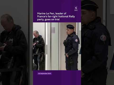 France’s far-right leader Le-Pen on trial