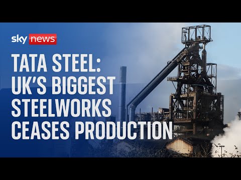 Tata Steel: UK’s biggest steelworks officially ends production after more than 100 years
