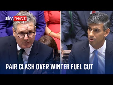 PMQs: Sir Keir Starmer ‘chose train drivers over pensioners’, says Rishi Sunak