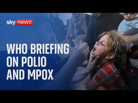 WHO news conference on polio vaccines and Mpox