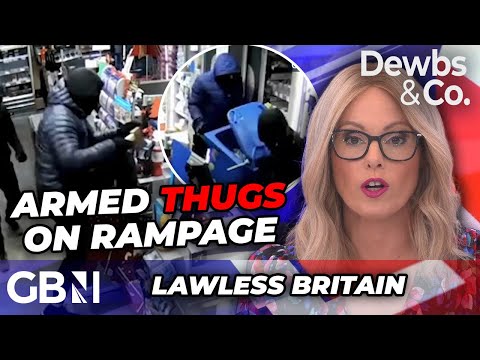 WATCH: Armed thugs LOOT store with WHEELIE BIN in ‘brazen’ example of LAWLESS Britain