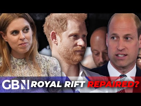 Royal rift: Princes Beatrice STEPS IN to reconcile Harry and William after their AWKWARD meet