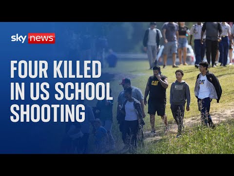 Two students and two teachers killed in school shooting in Georgia – as 14-year-old suspect held