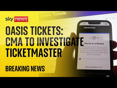 Oasis ticket sales: Competition watchdog to investigate Ticketmaster