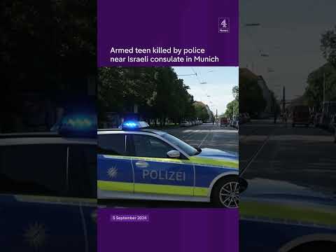 Armed teen killed by police near Israeli consulate in Munich