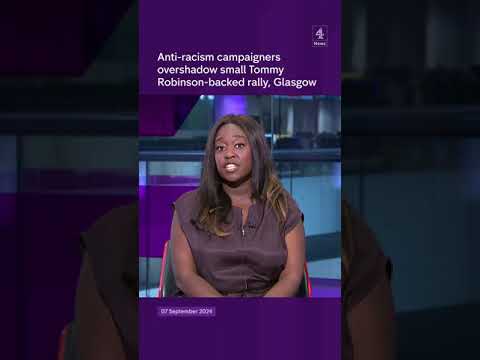 Tommy Robinson-backed rally overshadowed