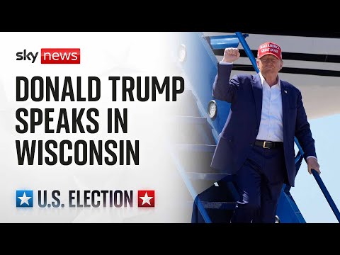 Republican presidential candidate Donald Trump holds campaign rally in Wisconsin – Watch live