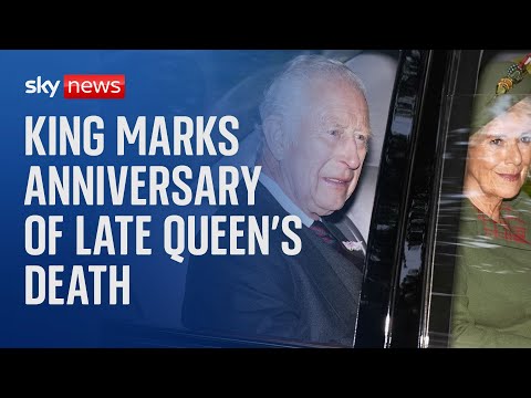 King Charles attends church on second anniversary of late Queen’s death and his accession