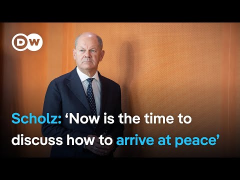 German Chancellor Scholz calls for renewed efforts to end the war in Ukraine | DW News