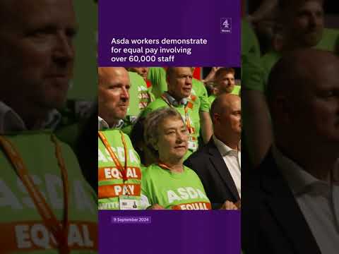 Asda workers stand for pay equity