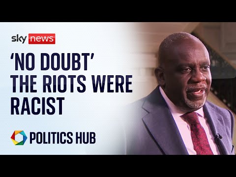 ‘There’s no doubt’ the summer riots were racist says Lord Sewell