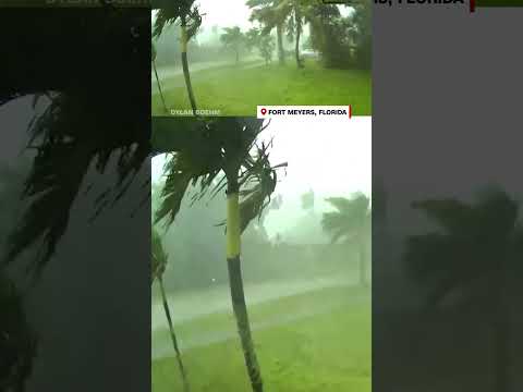 Tornado rips through neighborhood as Milton approaches