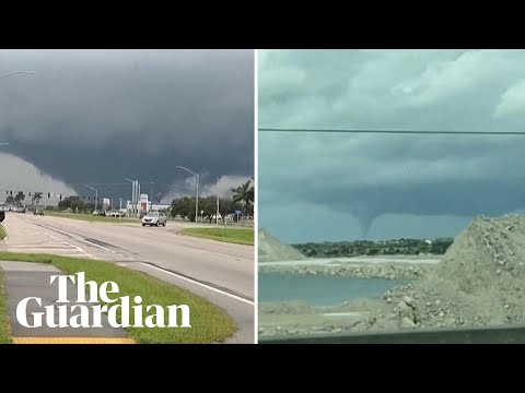 Tornado spotted in south Florida ahead of Hurricane Milton