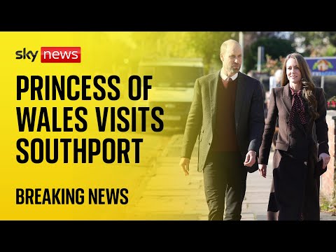 Kate visits Southport in first community visit since finishing cancer treatment