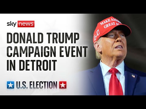 Watch as Donald Trump gives remarks to Detroit Economic Club