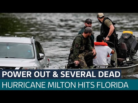 Hurricane Milton: Nine people killed by tornadoes and millions without power | ITV News