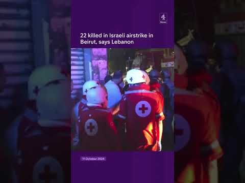 22 killed in Israeli airstrike in Beirut, says Lebanon