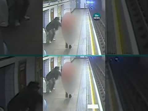 Man jailed for life after pushing stranger onto tube tracks #itvnews itvnews ITV News
