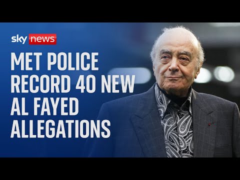 Met Police investigate 40 new allegations in relation to Harrods owner Mohamed al Fayed