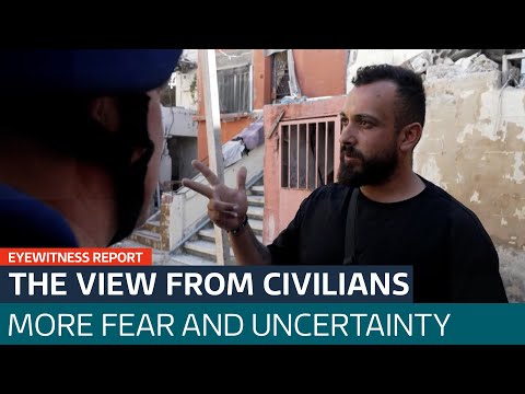 ‘Children, my wife, my cousin… All dead’: Near the front line in southern Lebanon | ITV News