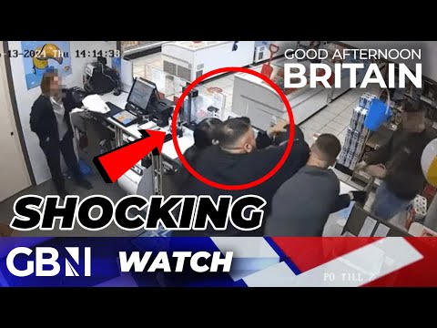 WATCH: Shocking CCTV footage shows thief BEATEN to the ground by ‘brave’ Post Office workers