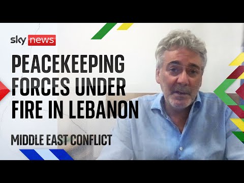 “Are you saying this is a war crime?” UNIFIL spokesperson Andrea Tenenti speaks to Sky’s Mark Austin