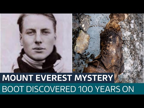 Can the discovery of Everest explorer Sandy Irvine’s shoe solve a century-long mystery? | ITV News