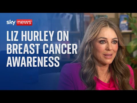 Liz Hurley: ‘The job is so not done’ with breast cancer awareness and treatments