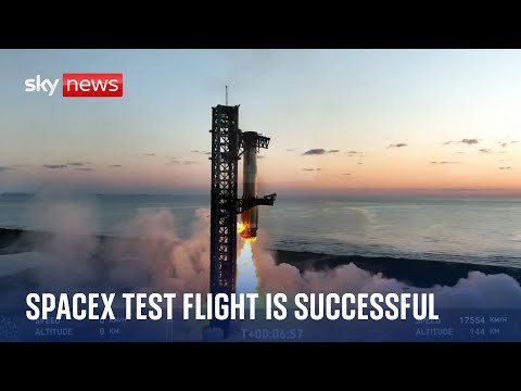 SpaceX rocket booster makes successful landing after test launch – using ‘chopsticks’
