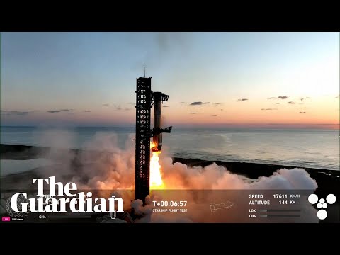 SpaceX lands Starship rocket in first test of giant robotic arms