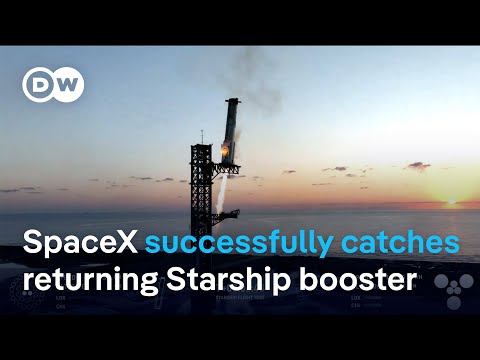 SpaceX booster lands on launch pad in world first | DW News