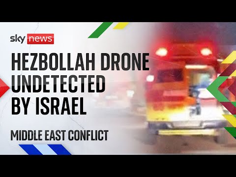 Hezbollah drone attack on Israel injures more than 60 people after air defences fail to detect it