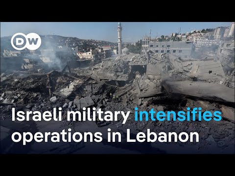 At least 40 injured in drone attack on northern Israel as IDF widens Lebanon strikes | DW News