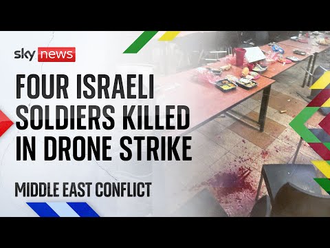 Four killed and dozens injured in Hezbollah drone strike | Israel-Hezbollah conflict