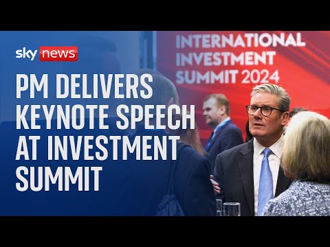 Keir Starmer delivers opening speech at the UK International Investment Summit
