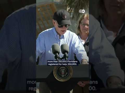 Joe Biden went to Florida to survey the devastation inflicted on Florida’s Gulf Coast | DW News