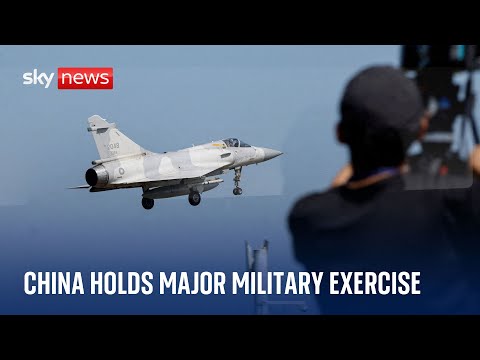China-Taiwan tensions: China issues ‘stern warning’ to Taiwan with military drills