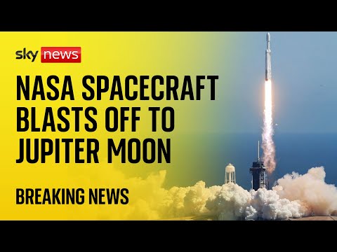 Europa Clipper: NASA spacecraft blasts off to Jupiter moon
