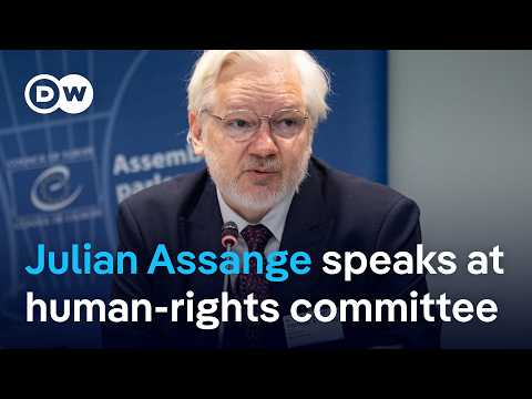 Julian Assange makes first public address since release from prison | DW News