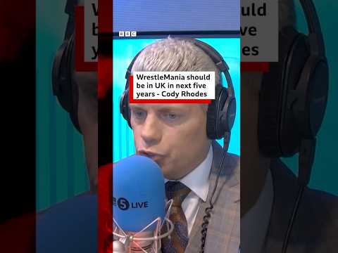 WWE’s Cody Rhodes wants UK WrestleMania in 5 years. #WWE #BBCNews
