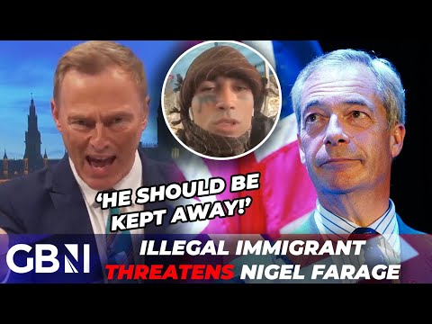 Migrant who THREATENED Nigel Farage’s life to enter Britain illegally via Channel | FURIOUS clash