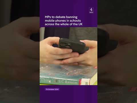 MPs to debate banning mobile phones in schools across the whole of the UK