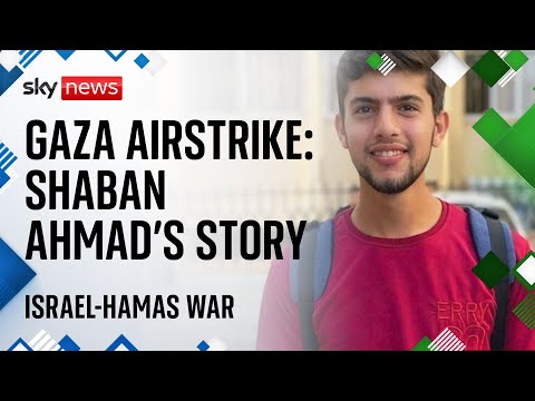 19-year-old Shaban Ahmad died in an Israeli airstrike on the Al Aqsa hospital