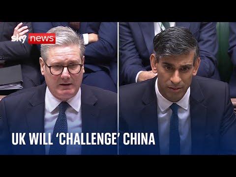 Starmer says UK will ‘challenge’ China when asked about ‘dangerous acts’ | PMQs