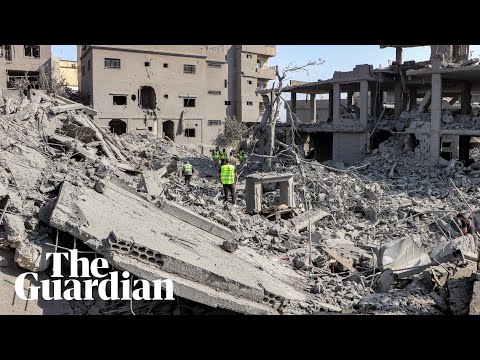 Footage shows damage to Lebanese town of Qana after Israeli strikes