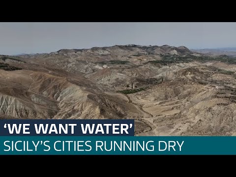 ‘This drought is killing us’: Sicilian locals left without running water  | ITV News