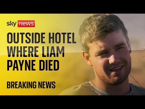 Live outside Casa Sur Hotel where Liam Payne died