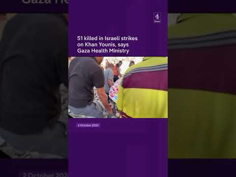 51 killed in Israeli strikes on Khan Younis, says Gaza Health Ministry