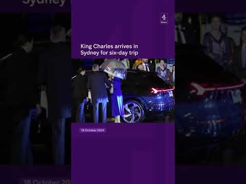 King Charles arrives in Sydney for six-day trip