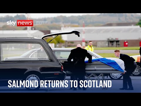 Alex Salmond: Former first minister’s body returns to Scotland